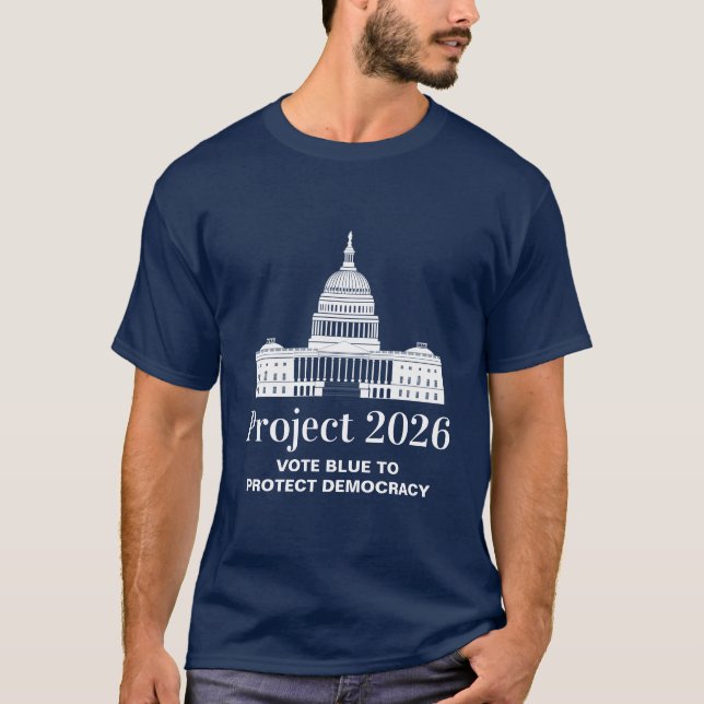 Camiseta Project 2026 Vote for Democracy (Anverso)