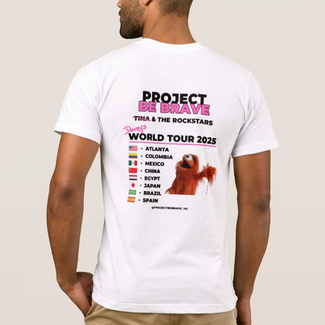 Camiseta Project Be Brave Davey (Reverso)