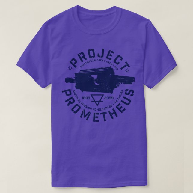 Camiseta Project Prometheus (Diseño del anverso)