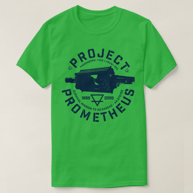 Camiseta Project Prometheus (Diseño del anverso)