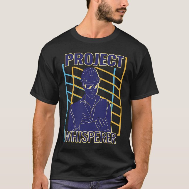 Camiseta Project Whisperer retro Men Construction Project M (Anverso)
