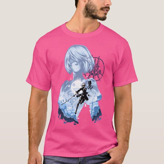 Camiseta Project Yorha No. 2 B - Nier Automata (Anverso)