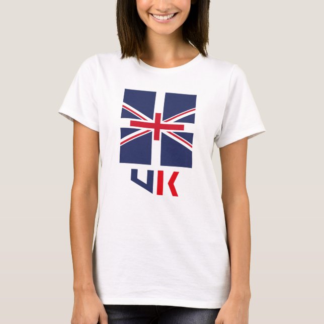 CAMISETA PROJECTED FLAG UK / ENGLAND BY MASANSER (Anverso)