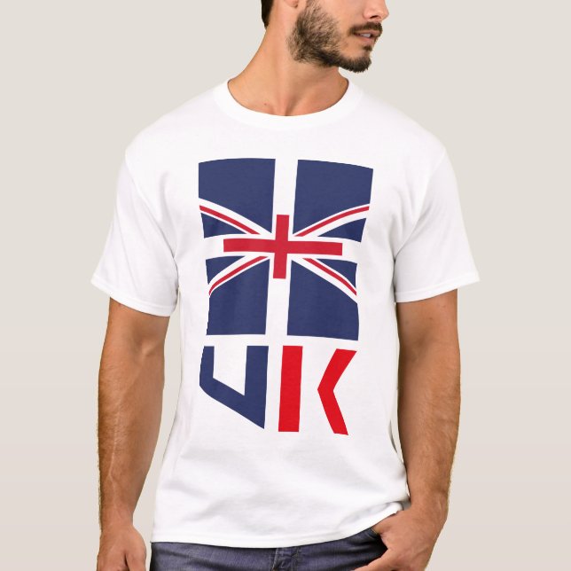 CAMISETA PROJECTED FLAG UK / ENGLAND BY MASANSER (Anverso)