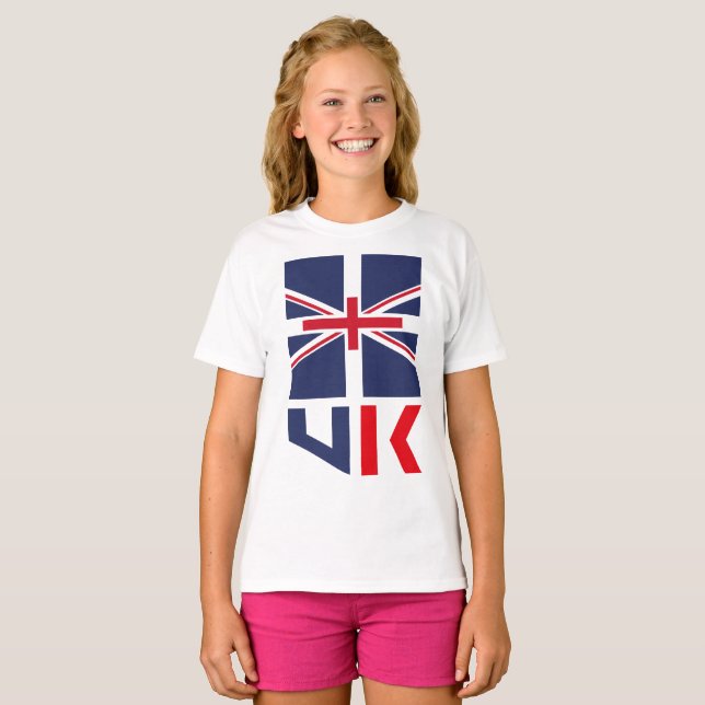 CAMISETA PROJECTED FLAG UK / ENGLAND BY MASANSER (Anverso completo)