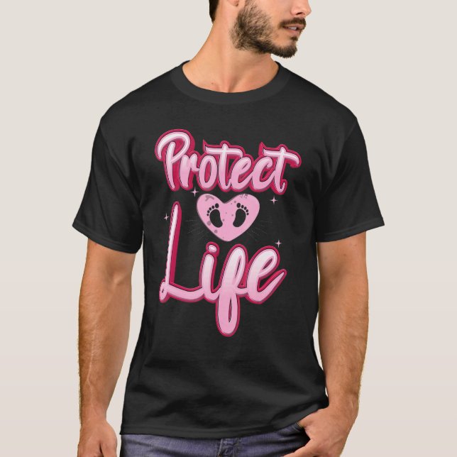 Camiseta Prolife for Women Babies Life Protect Roe v Wade P (Anverso)