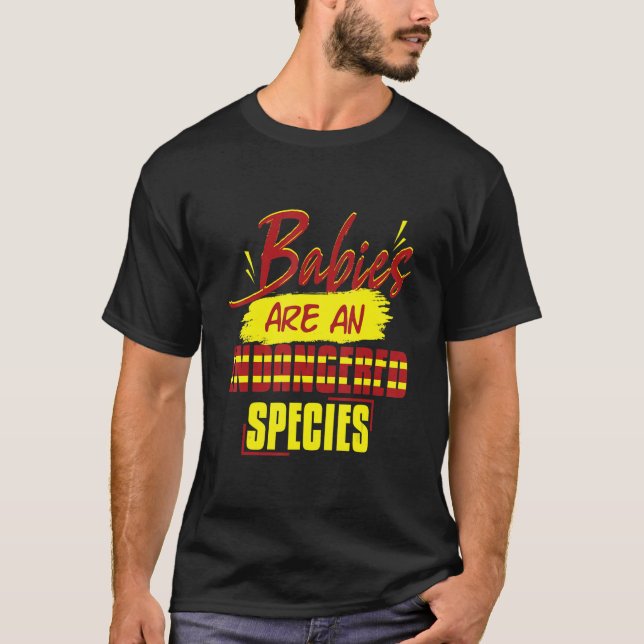 Camiseta Prolife Generation Babies Especies Amenazadas Pro  (Anverso)