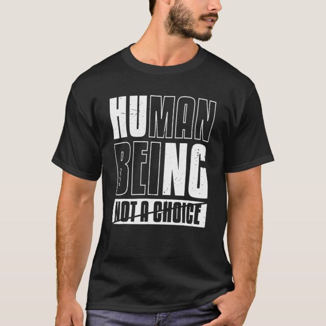 Camiseta Prolife Generation Human Being Choice Republican P (Anverso)