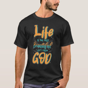 Camiseta Prolife Generation Life Hermosa Dios Republicano P