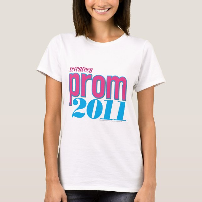 Camiseta Prom 2011 - Aqua (Anverso)