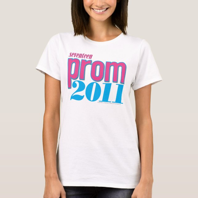 Camiseta Prom 2011 - Aqua (Anverso)