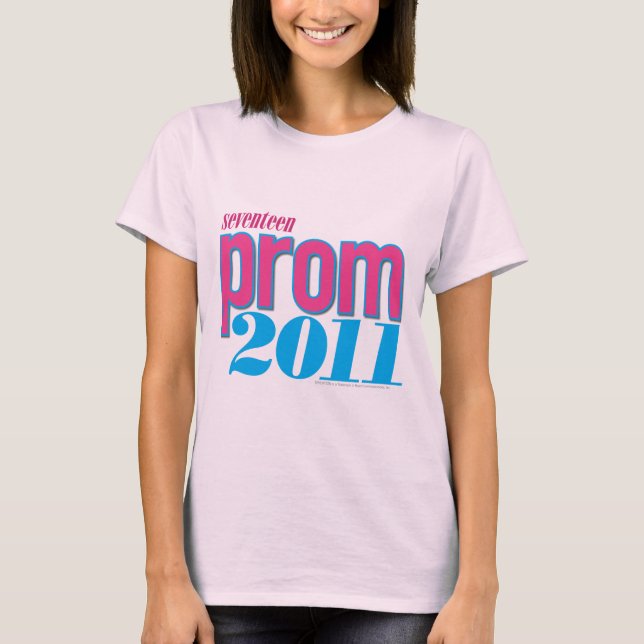 Camiseta Prom 2011 - Aqua (Anverso)