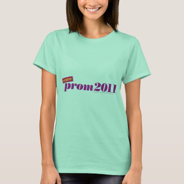 Camiseta Prom 2011 - Púrpura (Anverso)