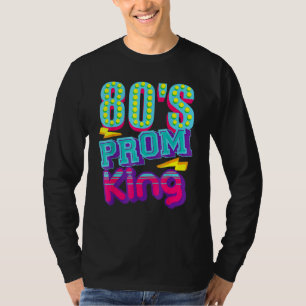Camiseta Prom King Disco Throwback Nostalgic de 80