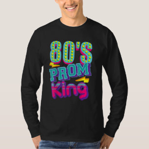 Camiseta Prom King Disco Throwback Nostalgic de 80