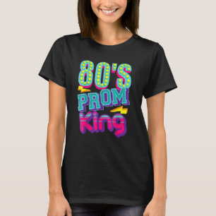 Camiseta Prom King Disco Throwback Nostalgic de 80