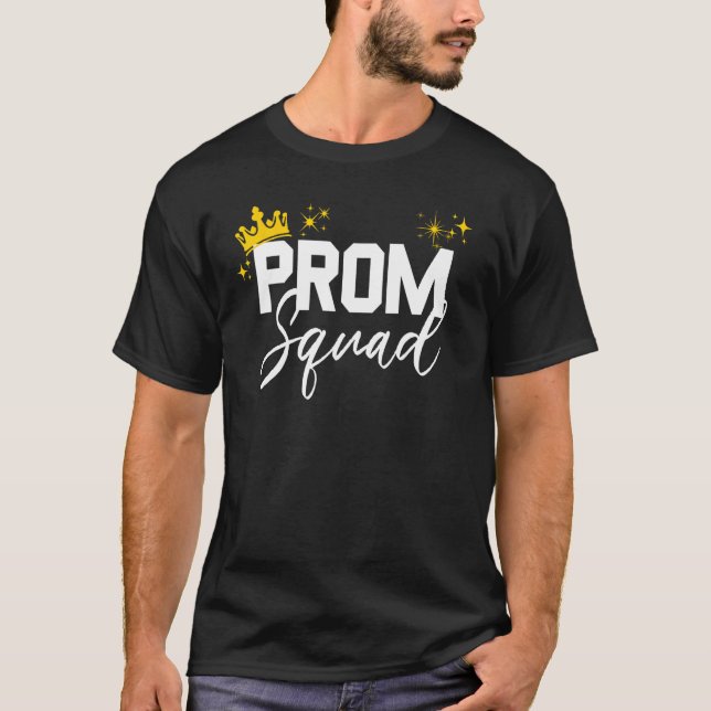 Camiseta Prom Squad Senior para Graduación Prom (Anverso)
