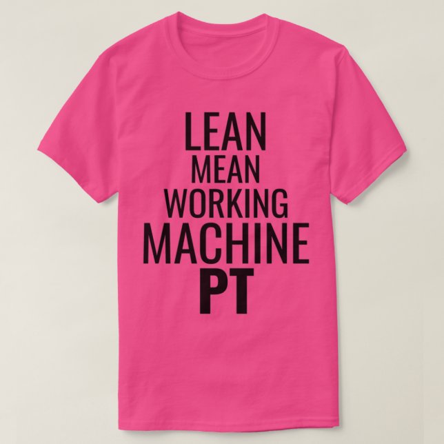 Camiseta Promedio medio de trabajo PT (Diseño del anverso)
