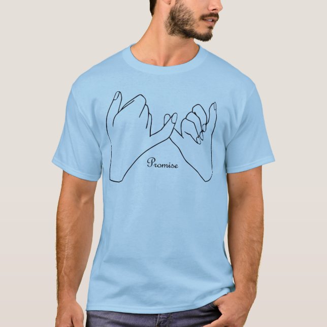 Camiseta Promesa de dedo meñique (Anverso)