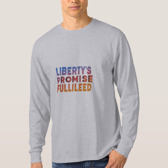 Camiseta Promesa de libertad (Anverso)