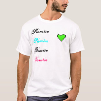 Camiseta ¡Promesa! ¡Promesa! - Corazón de neón