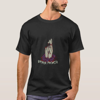 Camiseta Promesa rota Camisas Grunge Gótico estético de flo