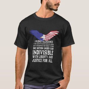 Camiseta Promete Lealtad A La Bandera Estadounidense