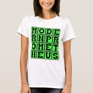 Camiseta Prometeo moderno, Frankenstein de Mary Shelley