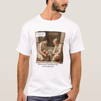 Camiseta Prometeo robó fuego de los dioses.