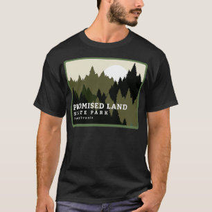 Camiseta Prometida Land State Park Pennsylvania Forest Sunr