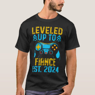 Camiseta Prometido Subido de Nivel 2024 Divertido Juego Rec