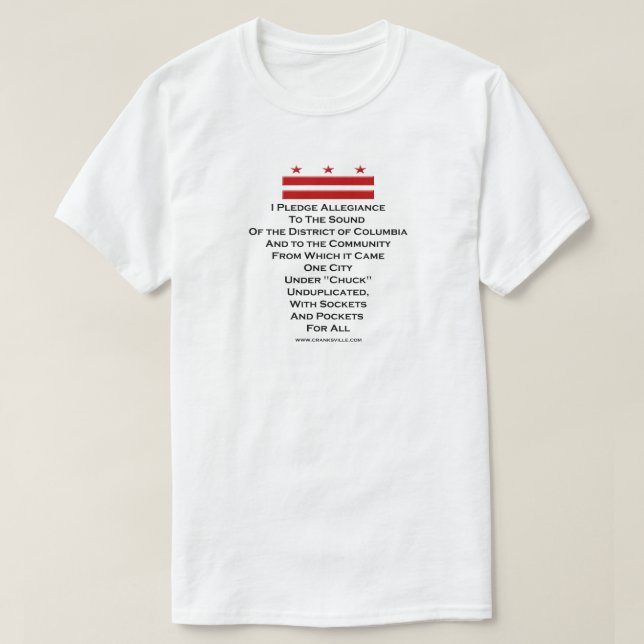 Camiseta Prometo lealtad (Diseño del anverso)