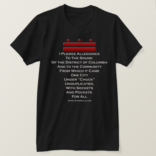 Camiseta Prometo lealtad (Anverso del diseño)