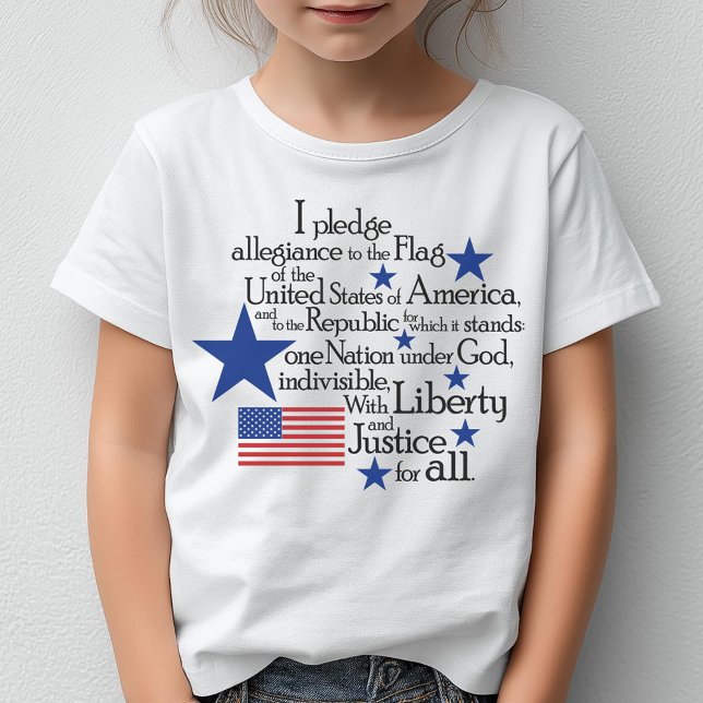 Camiseta Prometo lealtad a la bandera de las Naciones Unida (Pledge of Allegiance Tshirt)