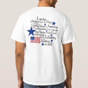 Camiseta Prometo lealtad a la bandera de las Naciones Unida