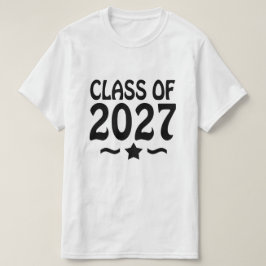 Camiseta Promoción de la clase de 2027 graduación