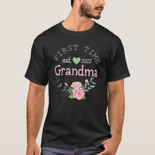 Camiseta Promoción De La Primera Abuela Por Primera Vez Del