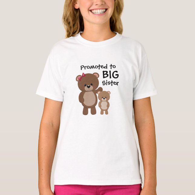 Camiseta Promoción de las hermanas grandes | Ositos de pelu (Anverso)