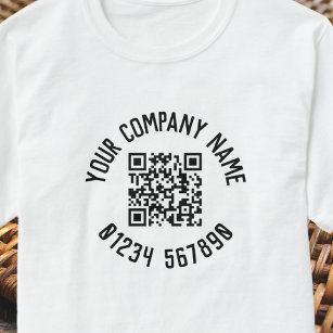 Camiseta Promoción de negocio con código QR