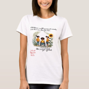 Camiseta Promoción de niños con necesidades especiales cami