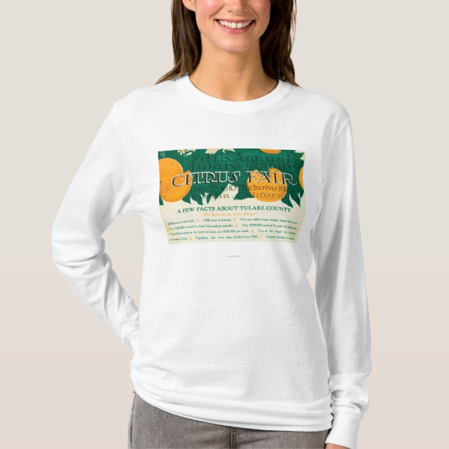 Camiseta Promoción justa de la quinta fruta cítrica anual (Anverso)