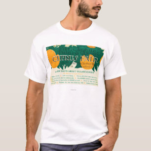 Camiseta Promoción justa de la quinta fruta cítrica anual