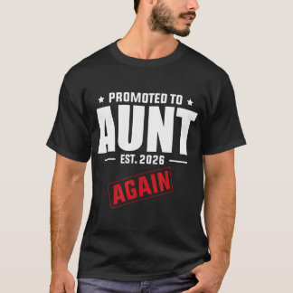 Camiseta Promocionada a Tía de Nuevo 2026 Anuncio de Embara