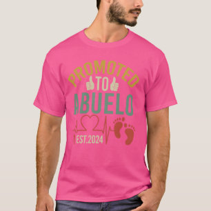 Camiseta Promocionado A Abuelo Est 2024 Por Primera Vez Abu