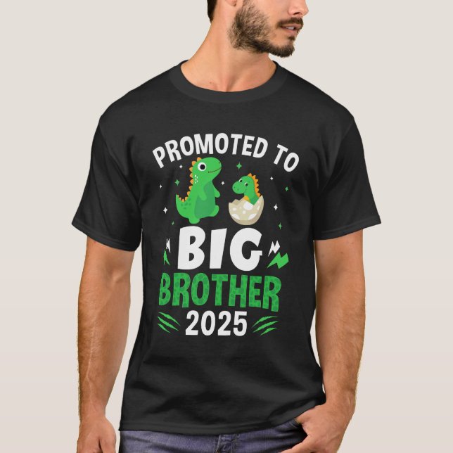 Camiseta Promocionado A Big Brother 2025 Dinosaur T-Rex Boy (Anverso)