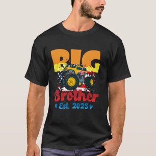 Camiseta Promocionado A Big Brother 2025 Monster Truck Baby