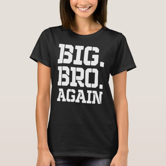 Camiseta Promocionado a Brother Cute Sibling Regalos Funny  (Anverso)