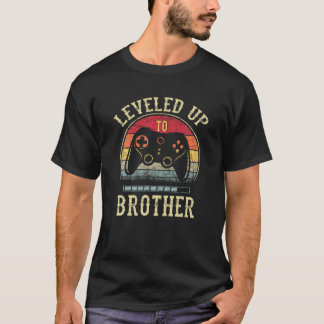 Camiseta Promocionado A Brother Gamer Con Un Nivel De Hasta