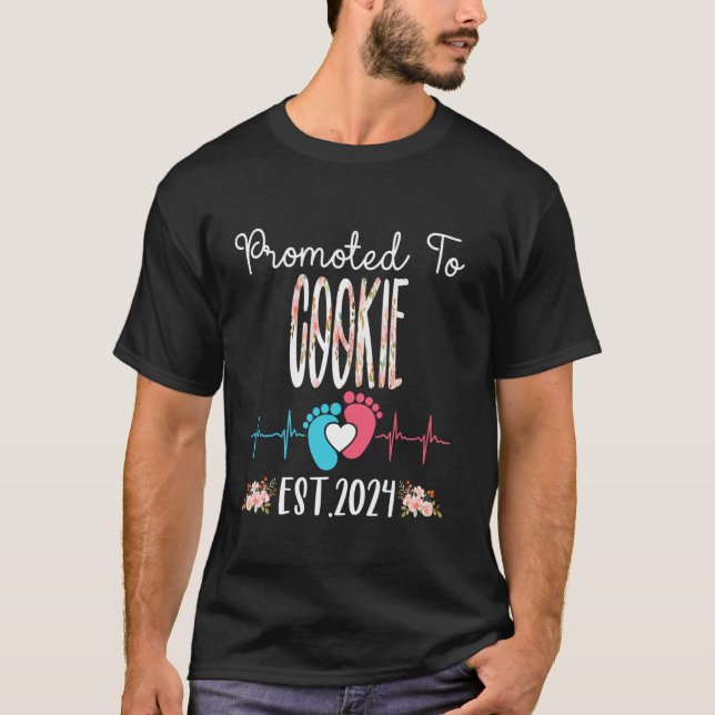 Camiseta Promocionado a COOKIE Est 2024 Navidades de embara (Anverso)