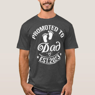 Camiseta Promocionado A Dad 2023 Pregnancy Invitación Dad